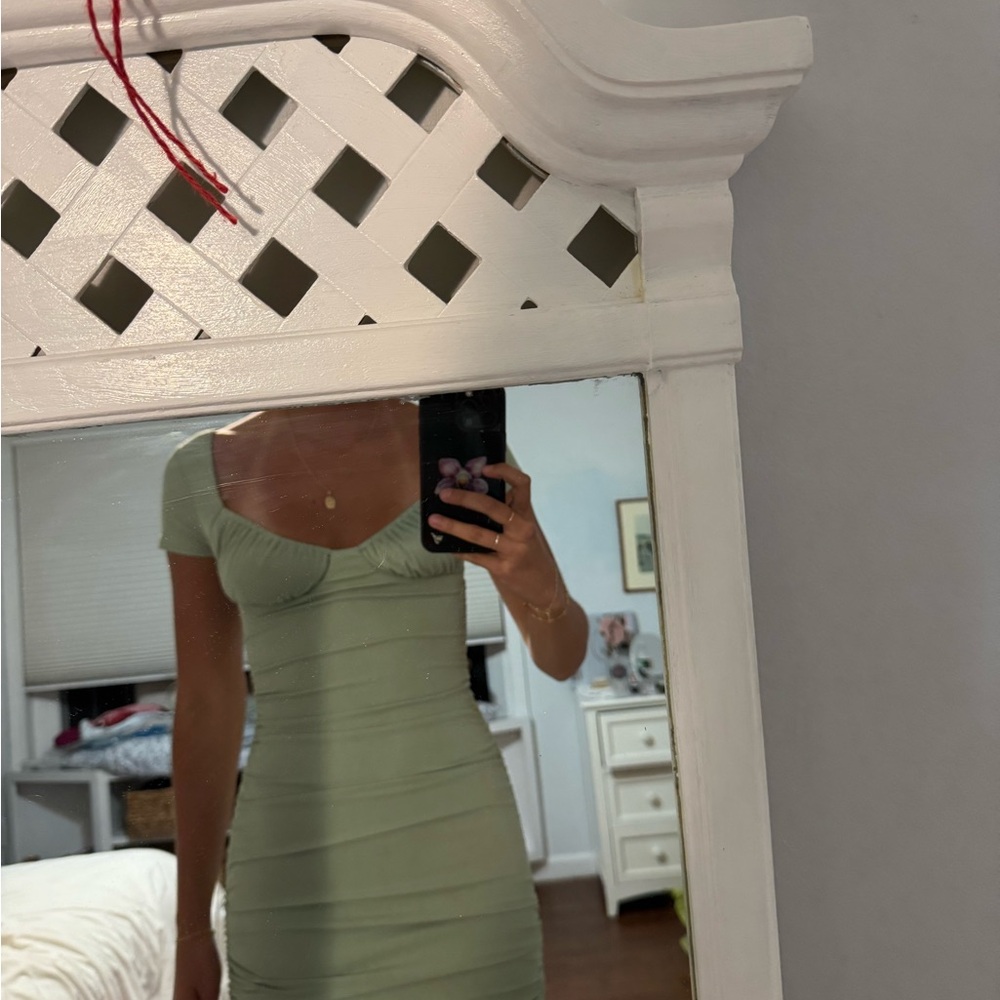 Princess Polly Green Mini Dress